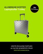 Laptopkoffer Trolley Zilver, Ophalen, 30 cm of meer, Overige kleuren, Uitschuifbare handgreep