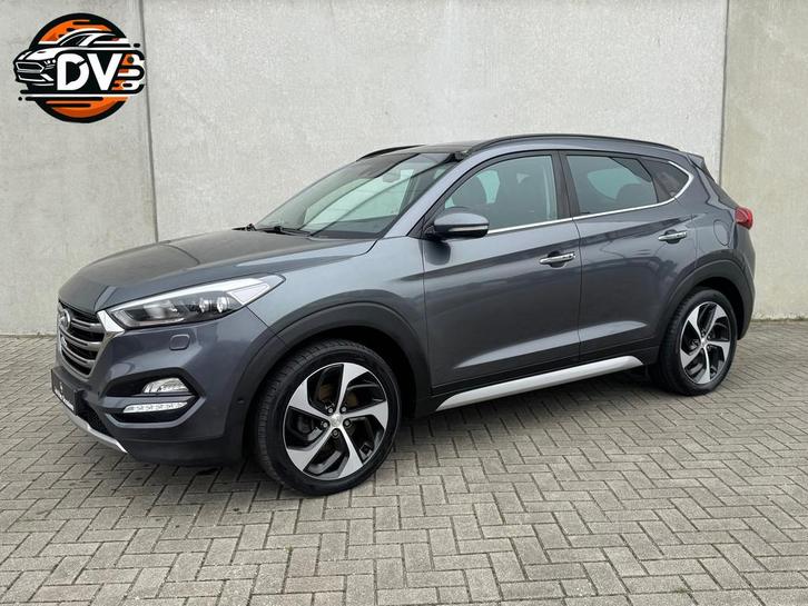 Hyundai Tucson 1.6 T-GDi Premium 4WD AUT PANO 1600 KG TREKGE, Auto's, Hyundai, Bedrijf, Te koop, Tucson, 4x4, ABS, Achteruitrijcamera
