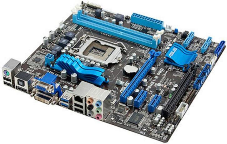 Motherload - Asus P8H61-M PRO (B3) Socket 1155 mATX, Computers en Software, Moederborden, Zo goed als nieuw, DDR3, Ophalen of Verzenden