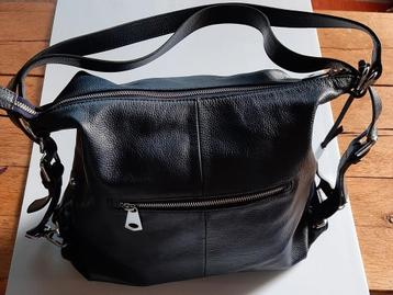 SmaakAmsterdam (schouder) Tas donkerblauw leer beschikbaar voor biedingen