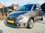 Fiat 500 Twinair Turbo Sport 80pk 2018 Grijs, Auto's, Fiat, Voorwielaandrijving, Zwart, Leder en Stof, 905 kg