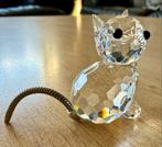 Swarovski kat, Verzamelen, Swarovski, Verzenden, Zo goed als nieuw, Figuurtje