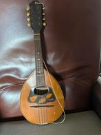 Vintage Mandoline met Bloemmotief 90 jaar, Ophalen of Verzenden, Gebruikt