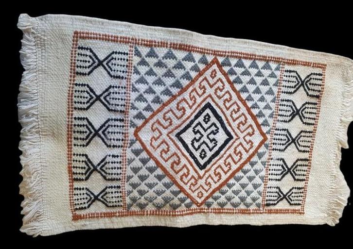 1096 top vintage perzisch tafelkleed loper tafelloper kleed, Huis en Inrichting, Stoffering | Tapijten en Kleden, Gebruikt, Minder dan 50 cm