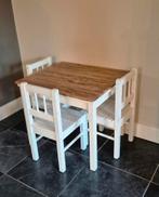 Kindertafel met 3 stoeltjes - 60x52x52 cm, Kinderen en Baby's, Kinderkamer | Tafels en Stoelen, Ophalen