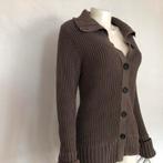 Marc O’Polo vest - button collar dames, Kleding | Dames, Maat 38/40 (M), Bruin, Verzenden, Zo goed als nieuw
