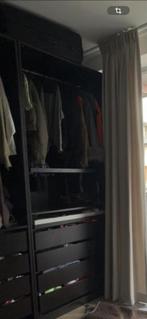 Ikea Pax kledingkasten zwart donkerbruin komplementen, Ophalen, Kunststof, 200 cm of meer, 50 tot 100 cm