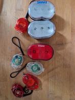 Fietslampjes Set - Voor & Achter - Diverse Merken, Gebruikt, Waterbestendig, Ophalen of Verzenden, Batterij
