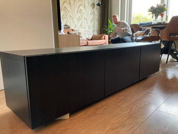 IKEA Besta TV Meubel- Zwart/Bruin 180 cm