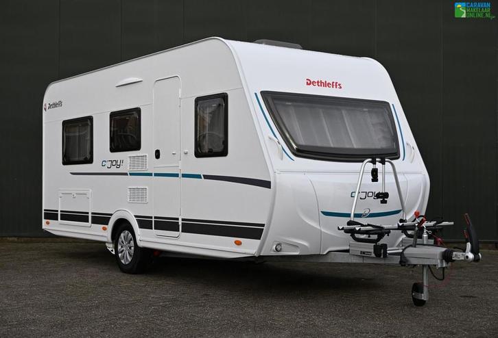 Dethleffs C'Joy 460 LE Mover Voortent Fietsdrager Enkbedden, Caravans en Kamperen, Caravans, Bedrijf, tot en met 3, 750 - 1000 kg