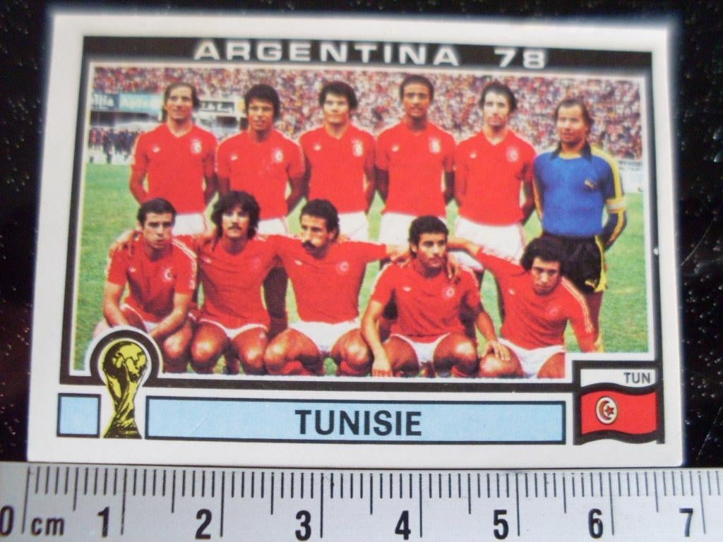 panini sticker argentina 1978 tunisie nr 152, Verzenden, Zo goed als nieuw, Sport