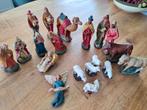 vintage kerststal figuren, Antiek en Kunst, Ophalen of Verzenden