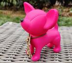 Chihuahua spaarpot hond rose / fuchsia, Ophalen of Verzenden, Nieuw, Kunststof, Dier