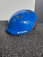 B'twin kinderhelm blauw 53-56cm, Ophalen of Verzenden, Gebruikt, Jongen of Meisje, B'twin