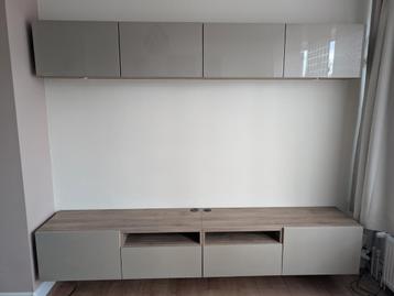 Ikea hoogglans tv meubel met spotjes beschikbaar voor biedingen