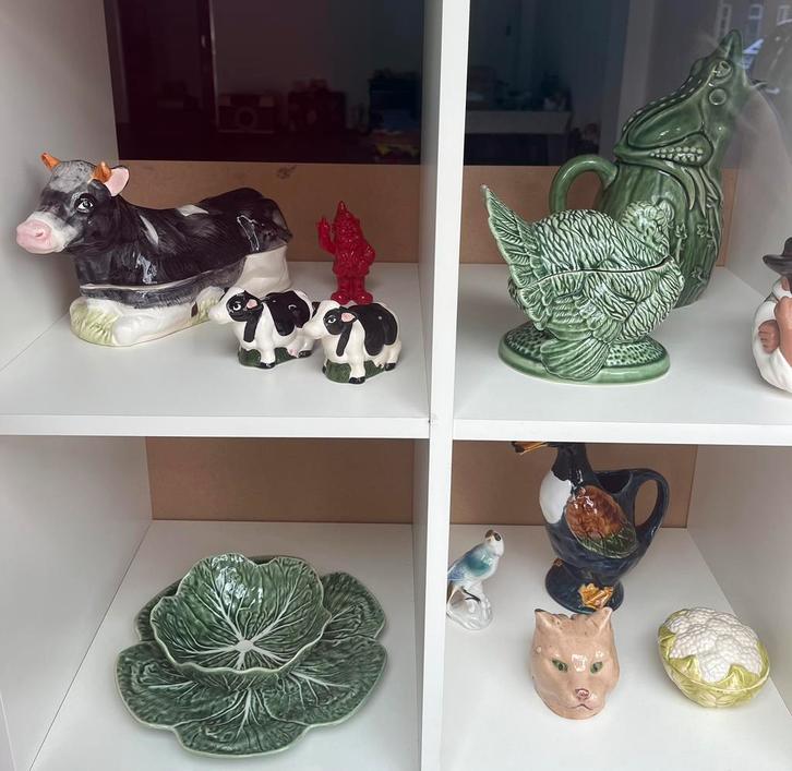 Barbotine aan de bosrand Loon op Zand, Antiek en Kunst, Curiosa en Brocante, Ophalen