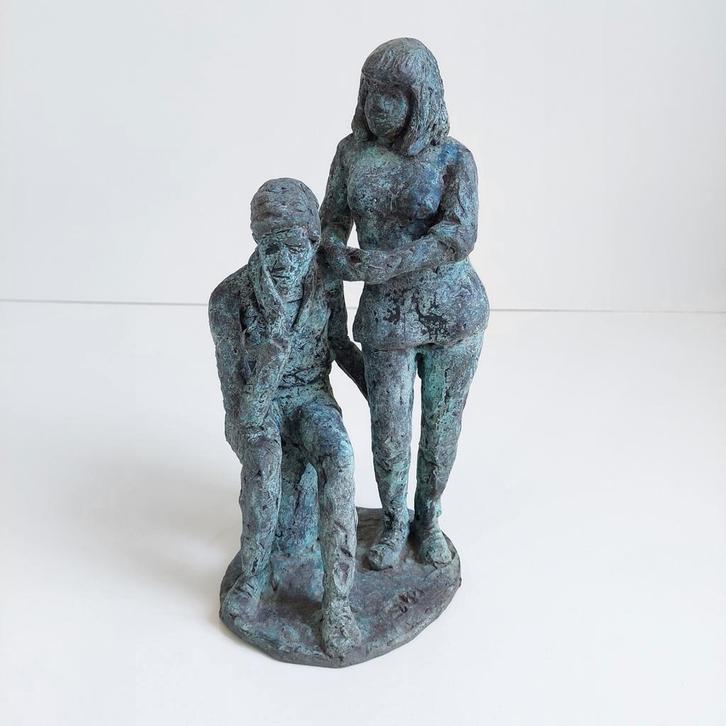 Bronzen Sculptuur Siem Wardenaar Barsingerhorn Brons Beeld, Antiek en Kunst, Kunst | Beelden en Houtsnijwerken, Verzenden