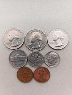 Amerika set Amerikaanse munten quarter dollars, Postzegels en Munten, Munten | Amerika, Ophalen of Verzenden, Noord-Amerika, Setje