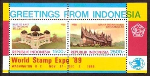 Indonesie Zonnebloem nr 1401 postfris 1989, Postzegels en Munten, Postzegels | Azië, Postfris, Zuidoost-Azië, Ophalen of Verzenden