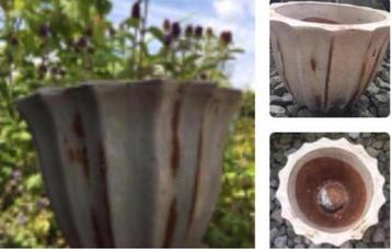 Oud Hollandse terracotta jaren’50 kwaliteit bloempotten beschikbaar voor biedingen