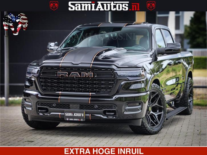 Dodge Ram 1500 Limited SPORT H.O 540HP 706Nm | Massage + Ful, Auto's, Dodge, Bedrijf, Te koop, RAM 1500, 360° camera, 4x4, ABS