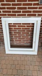 nieuw kunststof draai-/kiep raam dubbel glas houtnerf, Ophalen, Gevelraam of Ruit, 80 tot 120 cm, 80 tot 120 cm