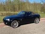 Mazda MX-5 1.8 Niseko soft top 2008 Zwart met leer bekleed, Auto's, Achterwielaandrijving, 4 cilinders, Cabriolet, 0 kg