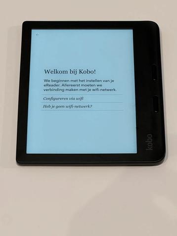 Kobo Libra 2 – Zwarte e-reader met hoesje beschikbaar voor biedingen