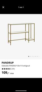 Side table  goud wit, Huis en Inrichting, Ophalen, Gebruikt