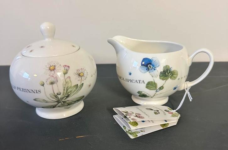 Suikerpot & melkkan Marjolein Bastin “Wildflowers” nieuw, Huis en Inrichting, Keuken | Servies, Nieuw, Overige typen, Overige stijlen