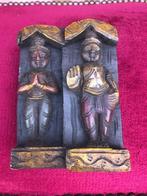 authentiek houtsnijwerk, India, Antiek en Kunst, Ophalen of Verzenden