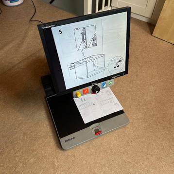 Topaz beeldschermloep / leeshulp beschikbaar voor biedingen