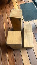 3x zuilen douglashout 20x20x57, Ophalen