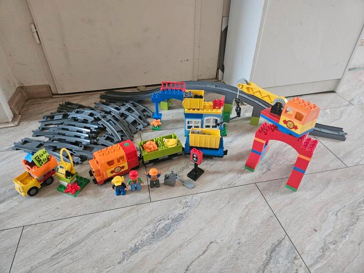 Lego Duplo10508 -luxe  Trein Set- Compleet, Kinderen en Baby's, Speelgoed | Duplo en Lego, Zo goed als nieuw, Duplo, Complete set