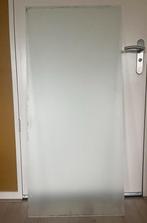 Glasplaat melkglas 135 x 61,5, Doe-het-zelf en Verbouw, Glas en Ramen, Ophalen, Gebruikt, Minder dan 80 cm, 120 tot 160 cm