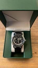Frederique constant worldtimer, Sieraden, Tassen en Uiterlijk, Horloges | Heren, Overige merken, Leer, Staal, Nieuw