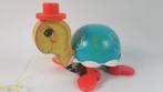 Vintage Fisher Price Schildpad, hout en plastic, 1962. 8B4, Kinderen en Baby's, Speelgoed | Fisher-Price, Gebruikt, Ophalen of Verzenden