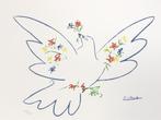 Picasso(1881)Kl Lithografie "Colombe Bleu w Flower" Gen Ges, Antiek en Kunst, Ophalen of Verzenden