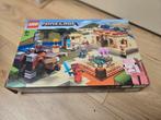 LEGO Minecraft set "De Illager Overval" (setnummer 21160)., Ophalen of Verzenden, Gebruikt