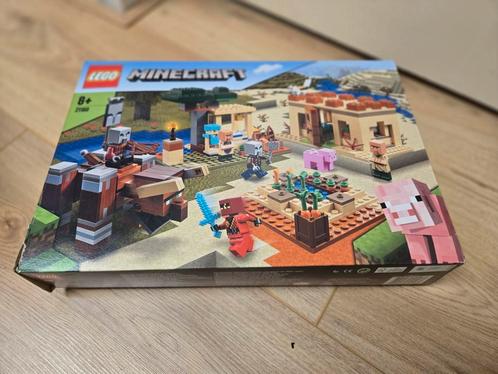 LEGO Minecraft set "De Illager Overval" (setnummer 21160)., Kinderen en Baby's, Speelgoed | Duplo en Lego, Gebruikt, Ophalen of Verzenden