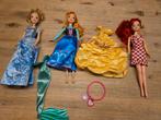 3x Disney barbie met kleding, Kinderen en Baby's, Speelgoed | Poppen, Ophalen of Verzenden, Gebruikt, Barbie