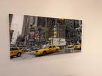 New York Taxi Foto Print plexiglas, Ophalen, 50 tot 75 cm, 75 tot 100 cm, Print