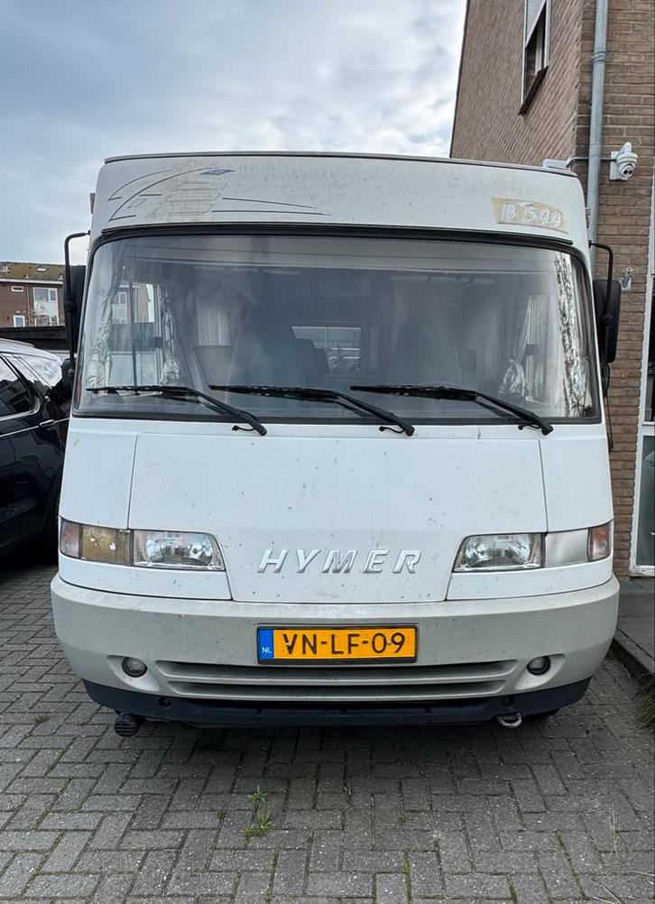 Hymer B544 '96 - Goed onderhouden familiecamper, Caravans en Kamperen, Campers, Particulier, tot en met 5, Integraal, Hymer, Fiat