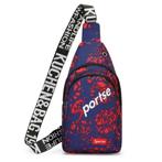 Sportieve Eigenzinnige CROSSBODY SLINGBAG 2-layer "SPORTSE", Verzenden, Nieuw, Blauw