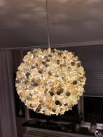 Mooie hanglamp met parelmoer effect, Huis en Inrichting, Lampen | Hanglampen, Ophalen of Verzenden, Zo goed als nieuw, Metaal