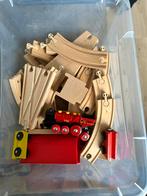Houten trein met Brio Locomotief, Ophalen of Verzenden, Zo goed als nieuw