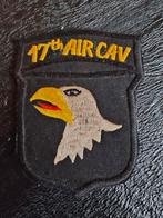 17th Airborne Cavalry Regiment 101st Airborne Division Patch, Ophalen of Verzenden, Landmacht, Amerika, Embleem of Badge