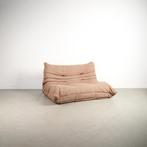 1x Ligne Roset Togo 2-zits Bank Bruin, Niet ingevuld, 100 tot 125 cm, Niet ingevuld, Tweepersoons