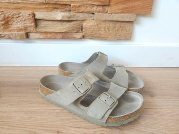 Birkenstock Arizona Faded Khaki Maat 42 REGULAR!!! Slippers  beschikbaar voor biedingen