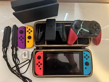 Nintendo Switch Full Set 4xJoycon + Accessoires beschikbaar voor biedingen